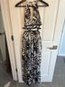 Express 100% Polyester 100% Polyester Floral Black White Cocktail Dress Size S - photo 3