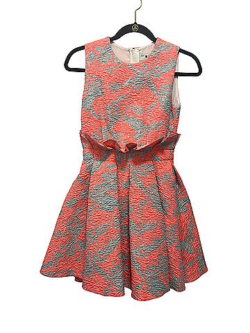 MSGM pink patterned jacquard Cocktail Dress (view 1)