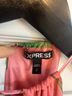 Express 100% Polyester 100% Polyester Floral Pink Cocktail Dress Size S - photo 5