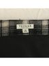 Tecovas 46% Wool 54% Polyester 100% Polyester Plaid Black Ivory Wool Skirt Size 12 - photo 4