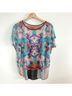 Clover Canyon 100% Polyester Floral Multi Color Blouse Size XS - photo 3