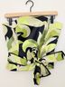 Kay Unger 100% Silk Print Green Black Silk Top Size 10 - photo 5