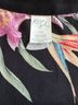 Kona Sol 100% Polyester Floral Tropical Black Multi Color Swimsuit Cover Up Size XL - photo 3