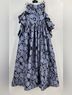 Zac Posen Floral Blue Cocktail Dress Size 4 - photo 3