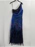 Rene Ruiz Multi Color Blue Cocktail Dress Size 6 - photo 3