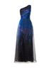Rene Ruiz Multi Color Blue Cocktail Dress Size 6 - photo 1