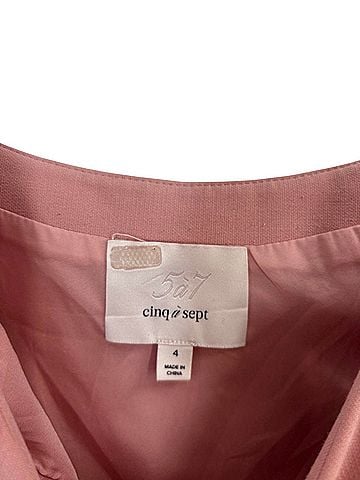 Cinq à Sept Marian Peony Pink Cocktail Dress (view 2)