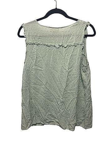 ModCloth Swiss Dot Tie-Front Sleeveless Top Sleeveless T-Shirt (view 2)