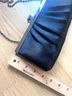 Jacqueline Ferrar 100% Satin Solid Black Clutch One size - photo 6