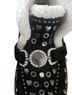 Kurt Geiger 100% Suede Solid Black Ankle Boots Size 11 - photo 8