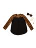 Signature Studio 100% Polyester Leopard Print Black Brown Henley Size M - photo 2