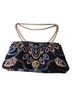 Chico's 100% Fabric Floral Purple Gold Blue Shoulder Bag One size - photo 1