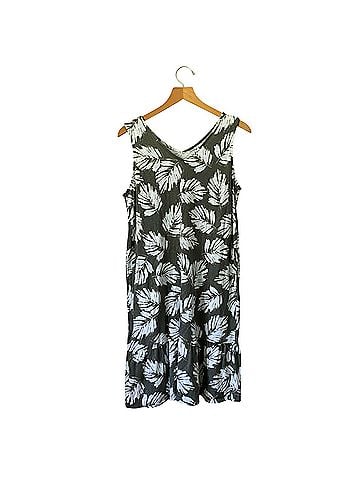 J.Jill Flounced-Hem Double V-Neck Casual Dress (view 1)