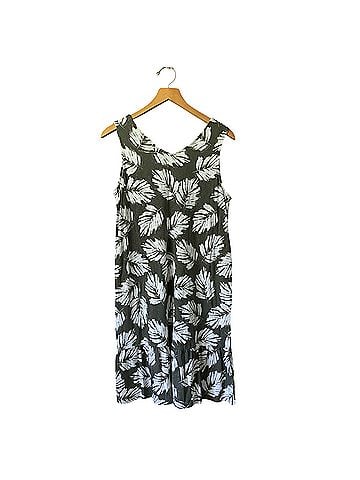 J.Jill Flounced-Hem Double V-Neck Casual Dress (view 2)