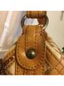 Isabella Fiore 100% Leather Leopard Print Brown Ivory Shoulder Bag One size - photo 7