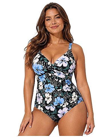Jantzen Draped Surplice One Piece Swimsuit (view 2)