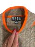 Veda Solid Color Block Brown Orange Pullover Sweater Size M - photo 2