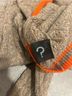 Veda Solid Color Block Brown Orange Pullover Sweater Size M - photo 3