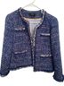 J.Crew 100% Tweed Blue Jacket Size 10 (petite) - photo 1