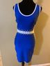 Wow Couture Blue White Cocktail Dress Size S - photo 11