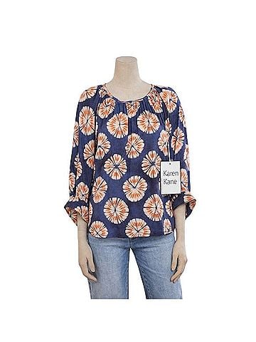 Karen Kane 3/4 Sleeve Blouse (view 1)