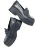 Kork-Ease 100% Leather Solid Blue Wedges Size 10 - photo 1