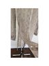 Mystree 100% Lace Tan Silver Long Sleeve Button-Down Shirt Size S - photo 7