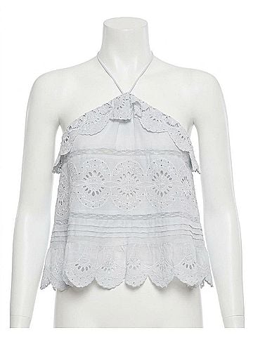 Isabel Marant Prisha Tank Top in Light Blue (view 1)