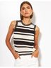 LINE Black Scottie Tank in Dune Stripe Size XS - photo 3