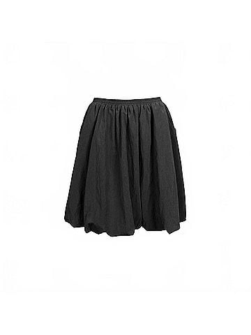 Naked Zebra Bubble Skirt With Elastic Waistband in Black (view 1)