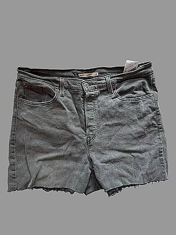 Levi's Women's Vintage Plus Denim Shorts in Grey (view 2)