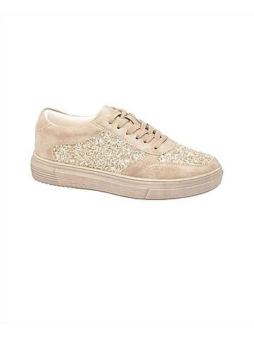 Corkys Women's Rad Sneaker in Gold Metallic (view 1)