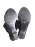 Toscanella Solid Black Gold Sandals Size 8 1/2 - photo 2