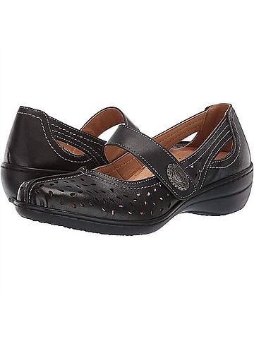Spring Step Women's Lorona Mary Jane Flat in Black (view 2)