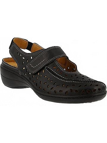 Spring Step Women's Fogo Mary Jane Flat in Black (view 1)