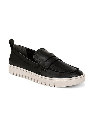 Vionic Women's Uptown Loafer in Black Leather (view 2)