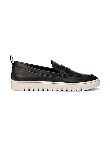 Vionic Women's Uptown Loafer in Black Leather (view 1)