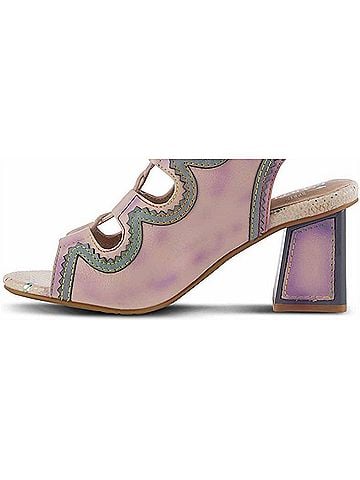 Spring Step Women's Supercute Ghillie Sandal in Lilac Multi (view 2)