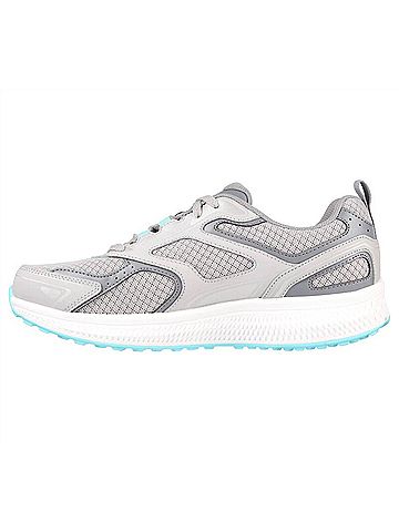 Skechers Women's Go Run Consistent Sneakers in Gray/Turquoise (view 2)