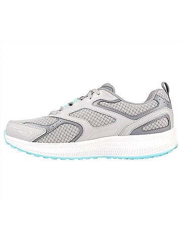 Skechers Women's Go Run Consistent Sneakers in Gray/Turquoise (view 2)