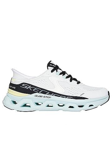 Skechers Women's Slip Ins Glide Step Altus Sneakers in White/Multi (view 1)