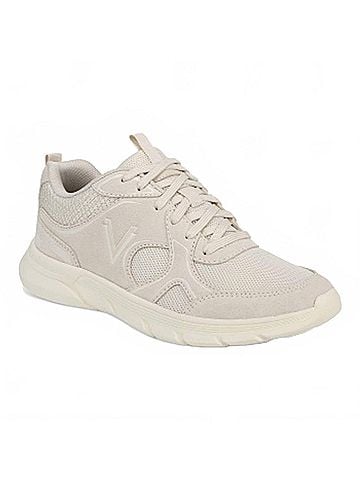 Vionic Women's Walk Parkside Sneaker in Cream (view 1)