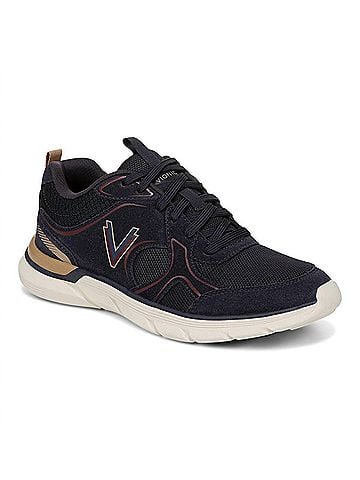 Vionic Women's Walk Parkside Sneaker in Navy (view 1)
