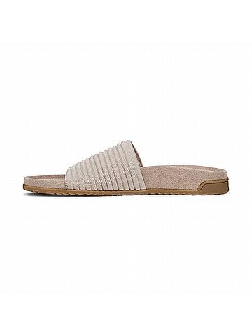 Vionic Women's Evie Knit Sandal in Cream (view 2)
