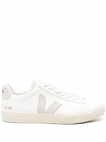 VEJA Women's Campo Leather Sneakers in Extra-White (view 1)