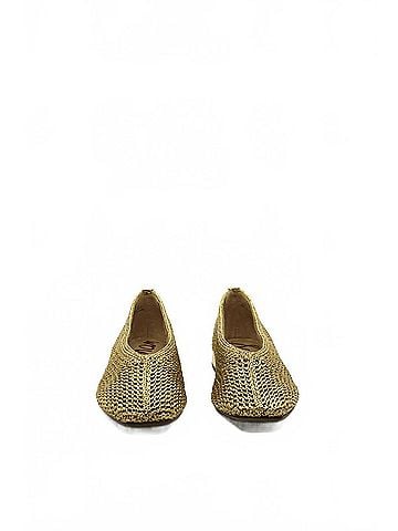 Sam Edelman Women's Kasey Knit Sandals in Amber Gold (view 2)