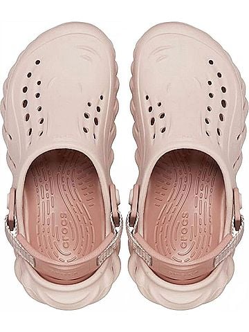 Crocs Kid's Echo Clog in Pink Clay (view 2)