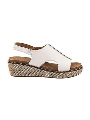 Corkys Women's Volta Ii Wedge Sandal in White (view 1)
