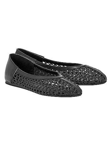 Ancient Greek Sandals Women's Aeropi Flat in Black (view 2)