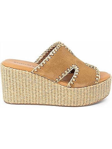 Chocolat Blu Women's Jaxx Wedge Sandal in Camel (view 2)
